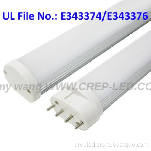 ul cul 2g11 led tube 15w 19w with internal driver,four pins(biax base)